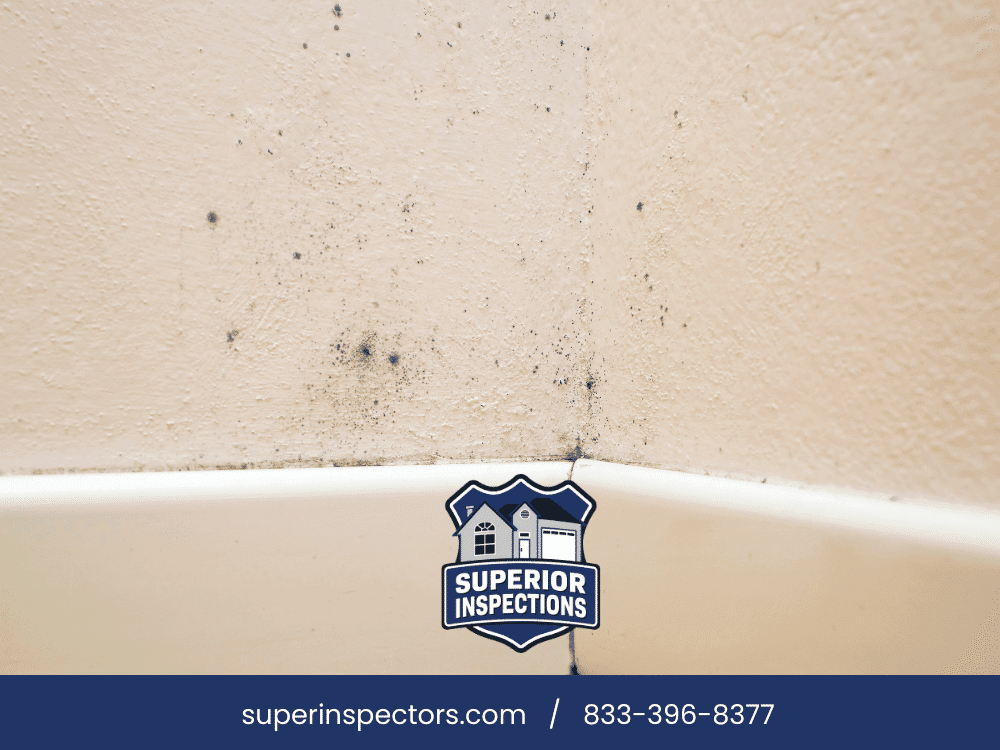 Visible mold growth caused by high humidity in Florida home